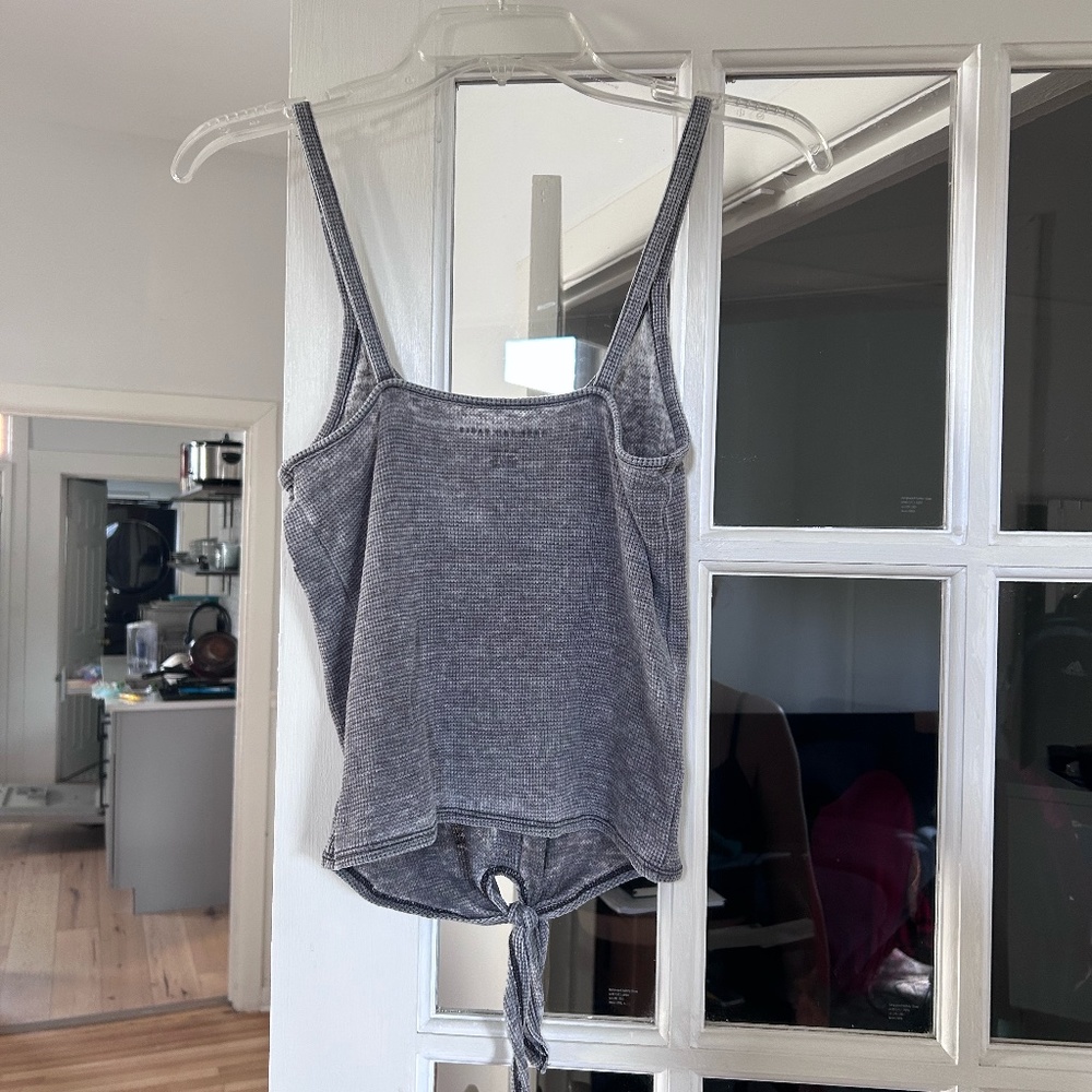 Washed Button Up Tank - Picture 3 of 4